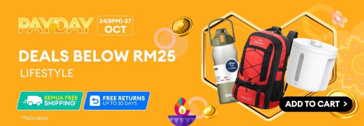 LZD - 10 - PayDay 24-27 Oct - Deals Below RM25 Lifestyle